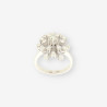 Anillo oro blanco y brillantes