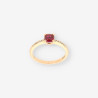 Anillo RubÃ­ oro y brillantes
