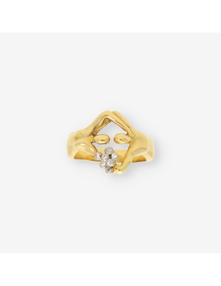 Anillo oro y bri PUIG DORIA