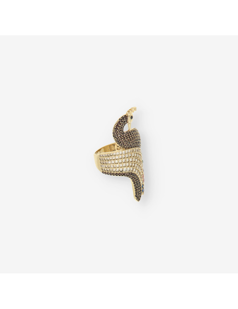 Anillo Pavo Real oro