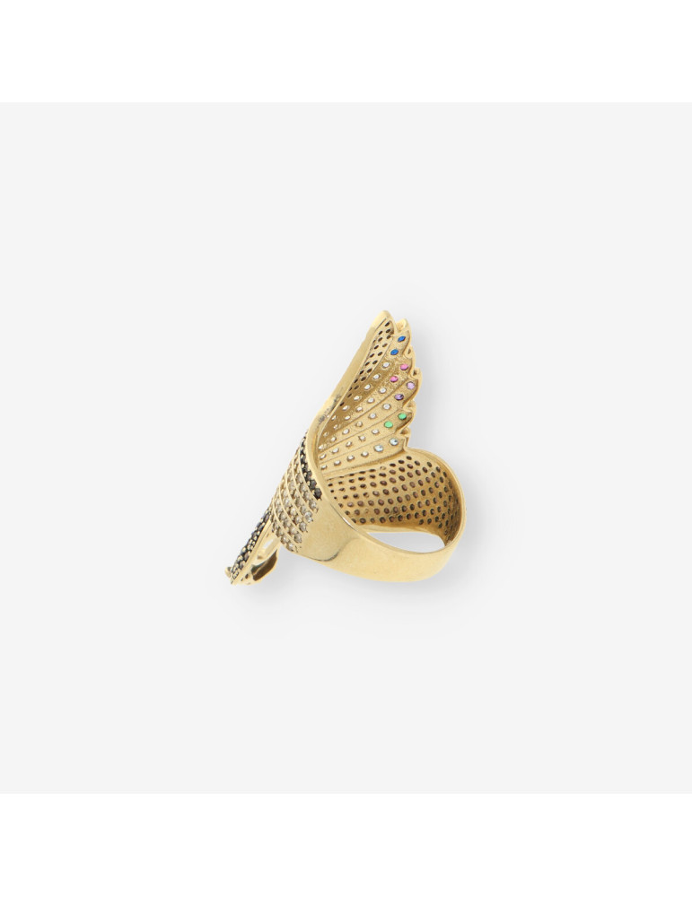 Anillo Pavo Real oro