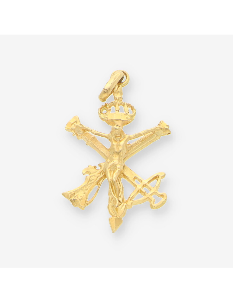 Colgante cristo legionario oro
