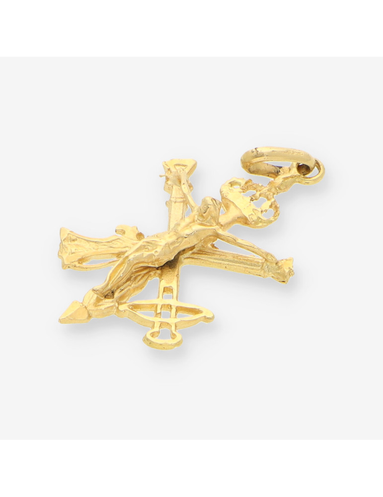 Colgante cristo legionario oro