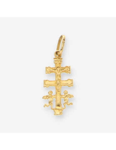 Cruz caravaca oro