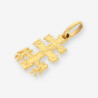 Cruz de caravaca oro