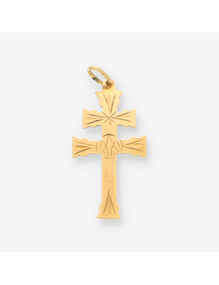 Cruz caravaca oro