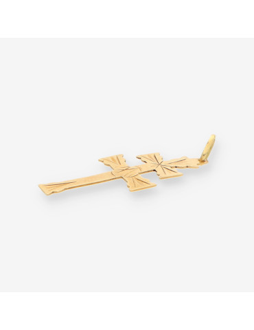 Cruz caravaca oro