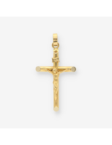 Cruz con Cristo oro