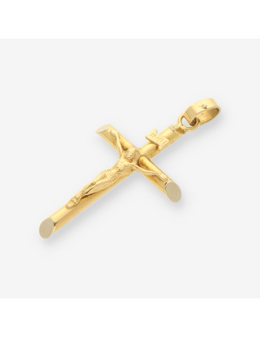 Cruz con Cristo oro