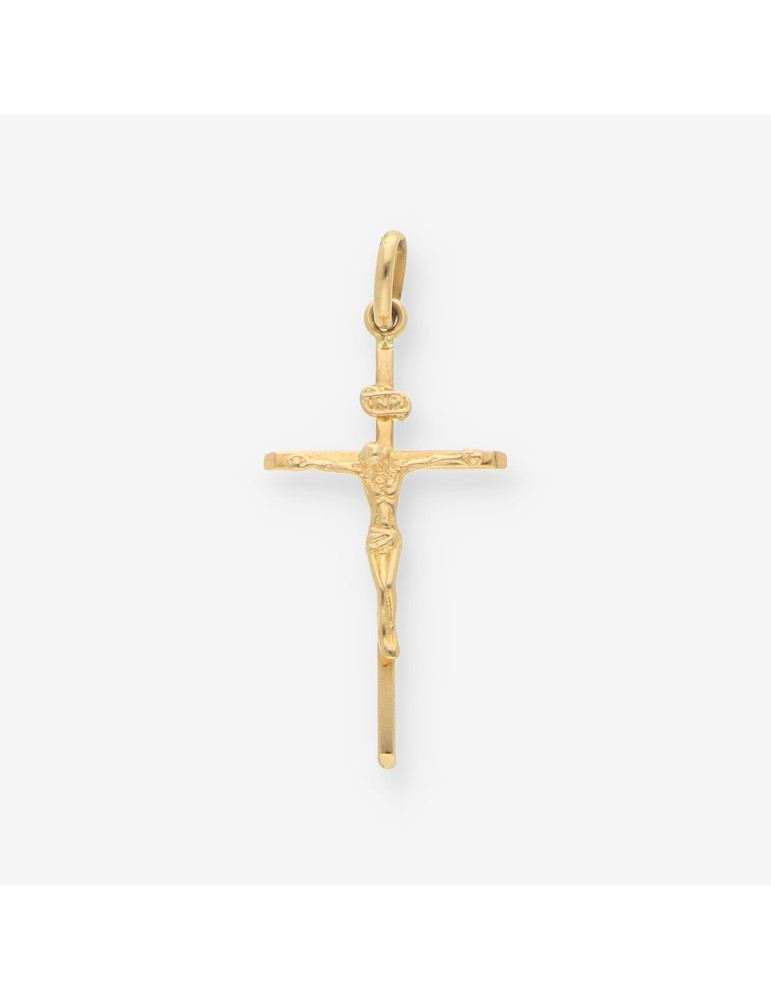 Colgante cruz oro