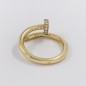 Anillo Juste en oro 18kt con brillantes