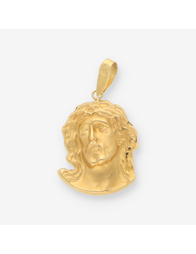 Colgante cara Cristo oro
