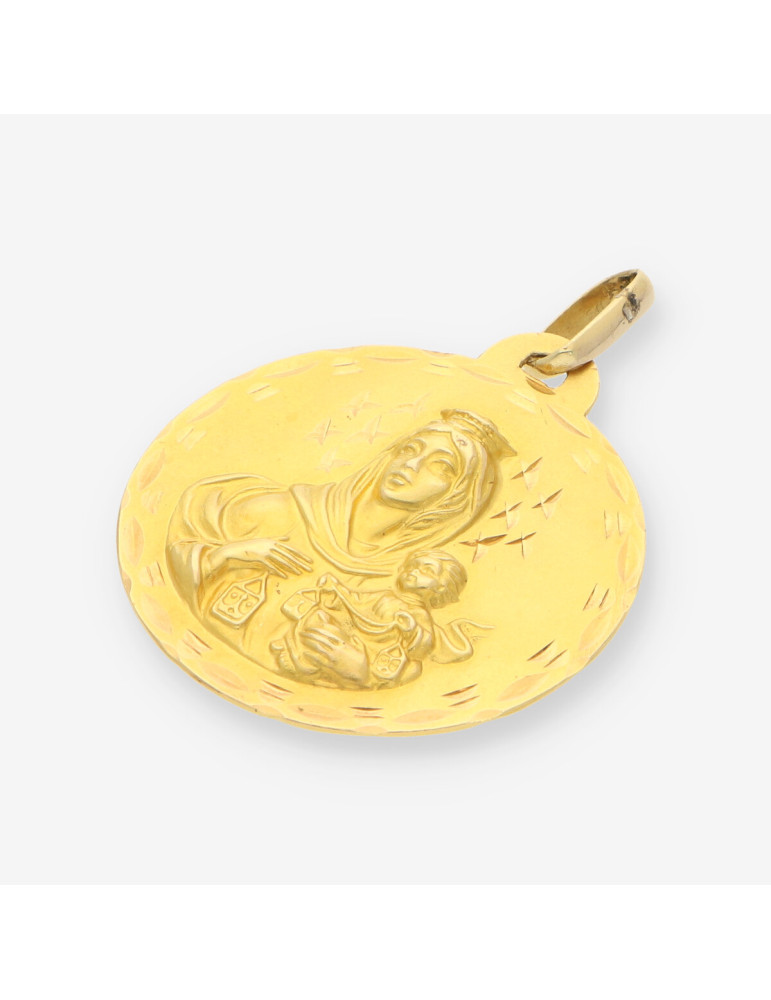 Medalla Virgen oro