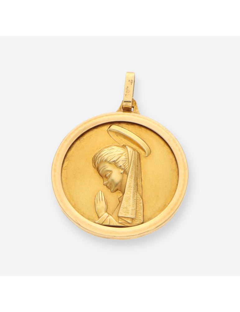 Medalla virgen oro