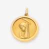Medalla virgen oro