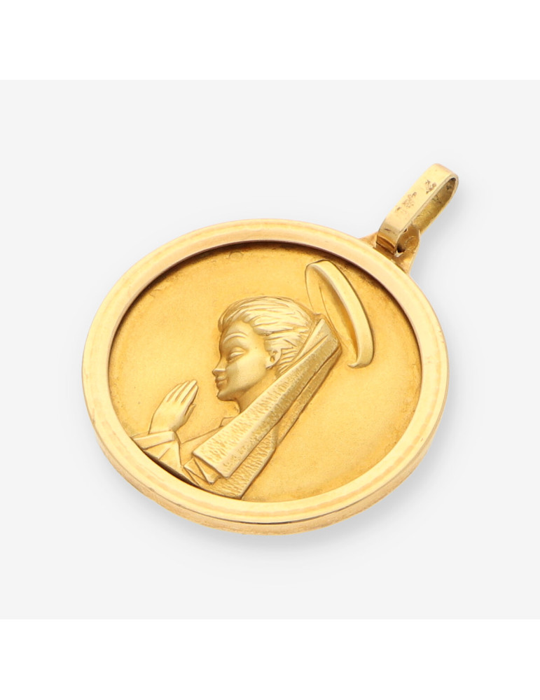 Medalla virgen oro