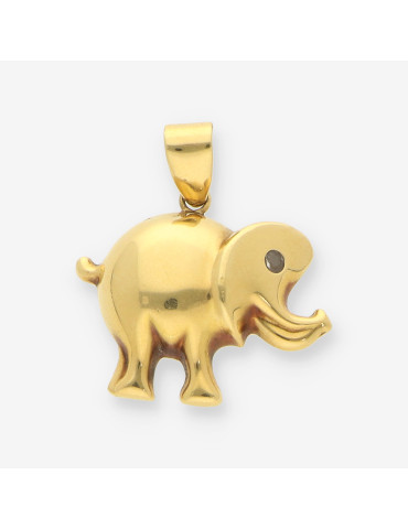 Colgante elefante oro