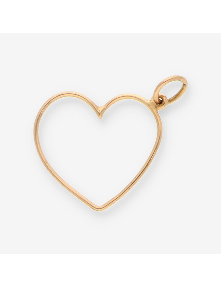 Colgante corazÃ³n oro