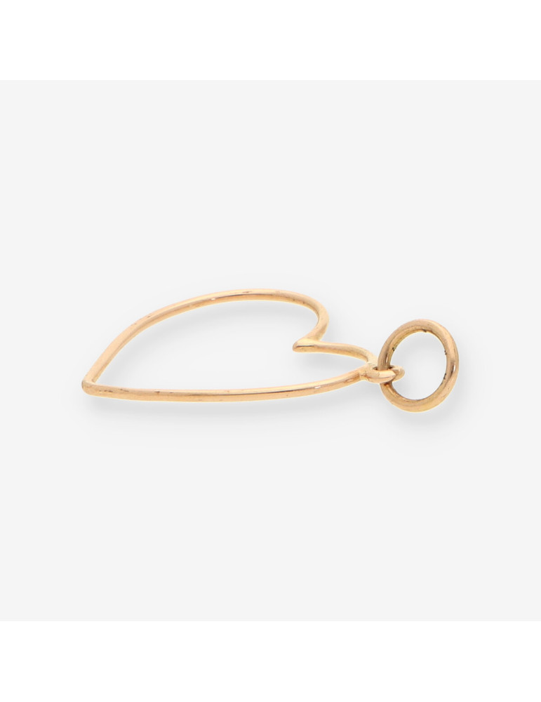 Colgante corazÃ³n oro
