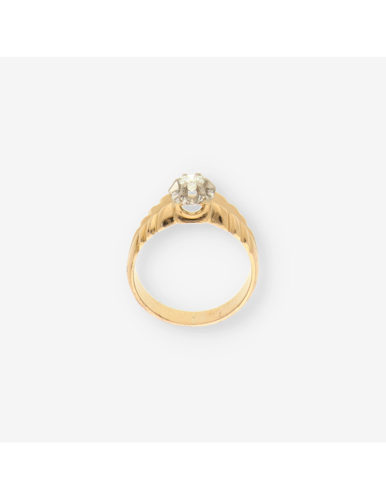 Anillo oro y brillantes