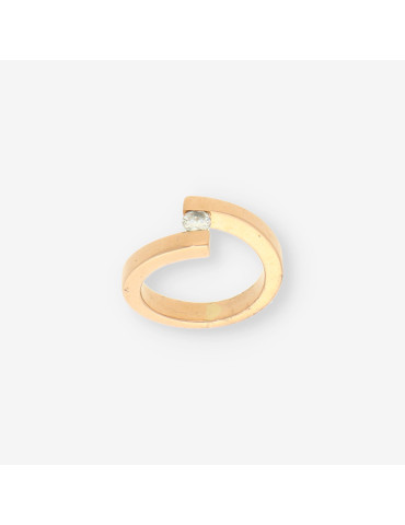 Anillo oro y brillantes