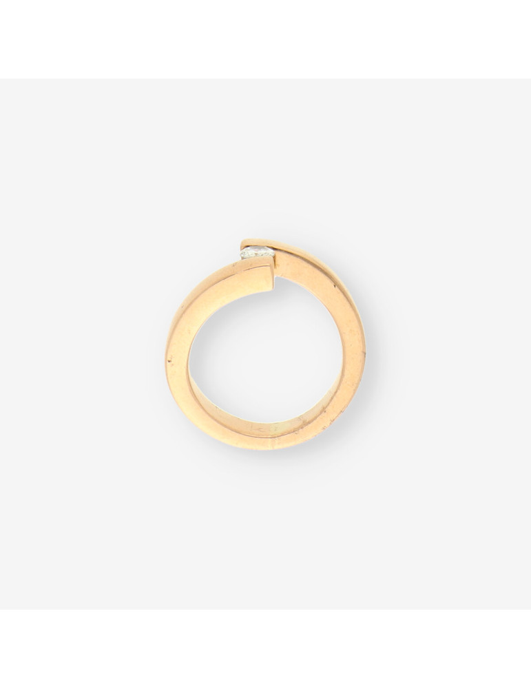 Anillo oro y brillantes