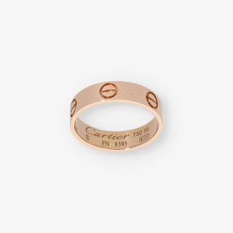 Anillo Love Cartier en oro rosa 18kt