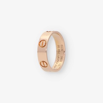 Anillo Love Cartier en oro rosa 18kt