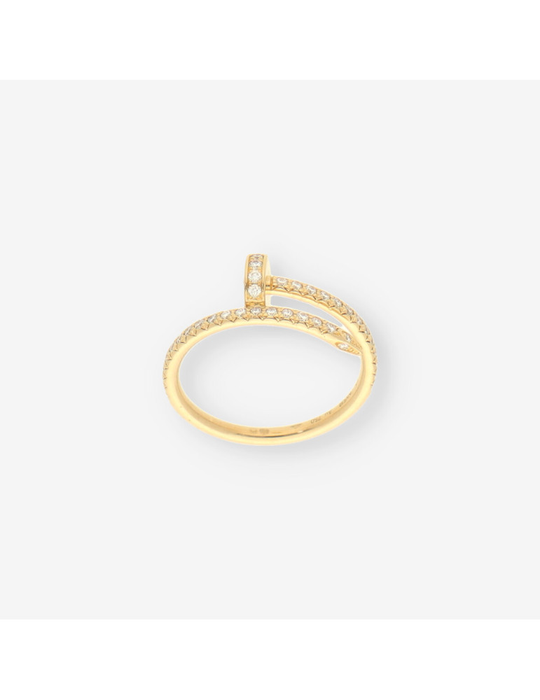 Anillo CARTIER Just Clau oro y brillante
