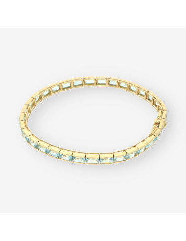 Riviere oro y piedras azules