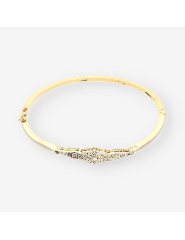 Esclava Vintage oro y Diamantes
