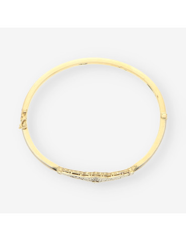 Esclava Vintage oro y Diamantes