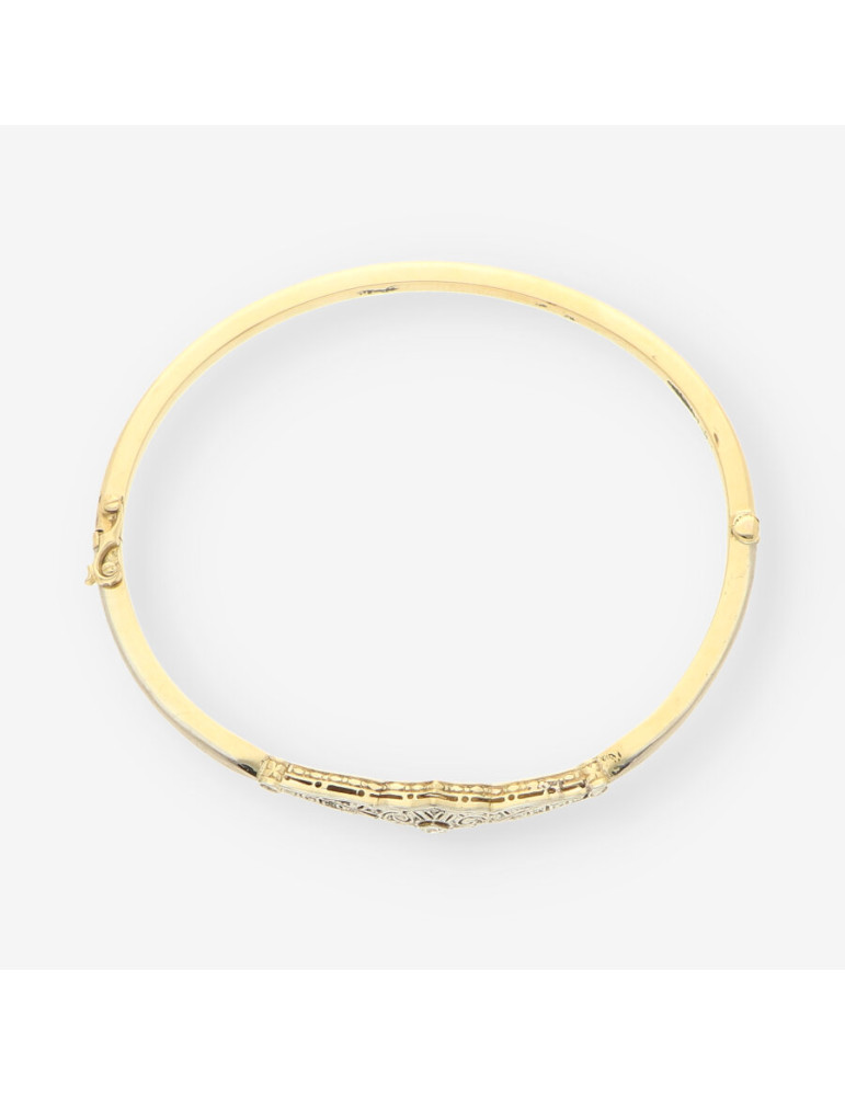 Esclava Vintage oro y Diamantes