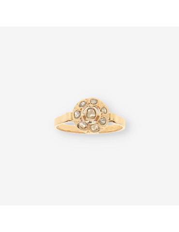 Anillo oro y Diamantes