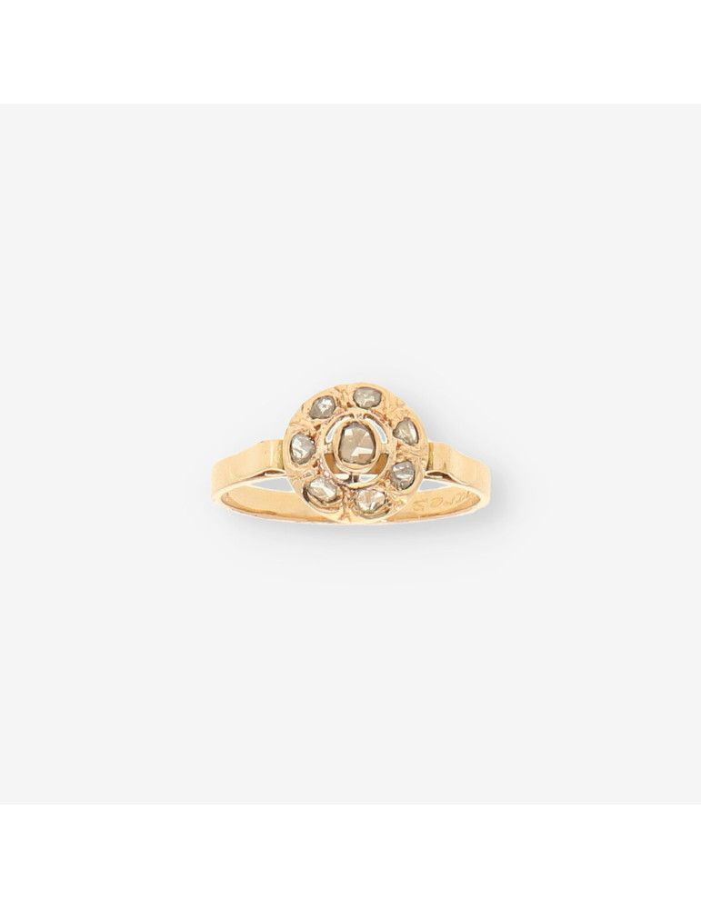 Anillo oro y Diamantes