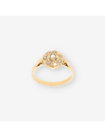 Anillo oro y Diamantes