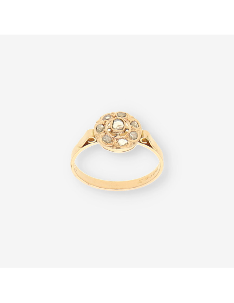Anillo oro y Diamantes