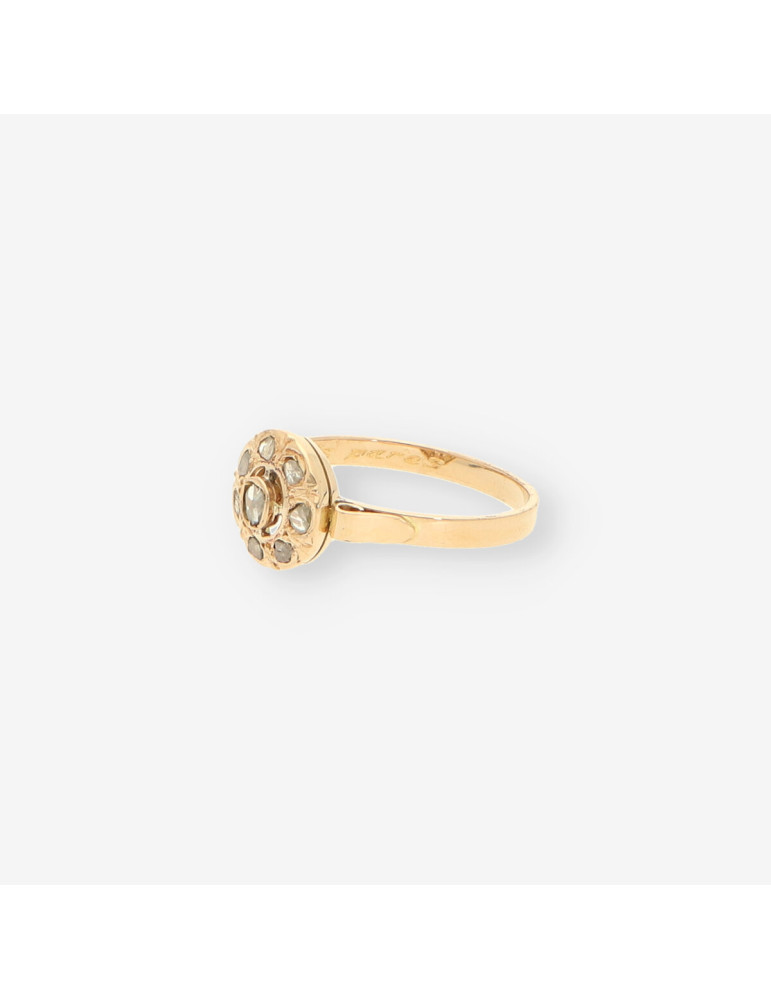 Anillo oro y Diamantes