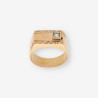 Anillo sello hombre oro