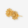 Pendientes flor oro