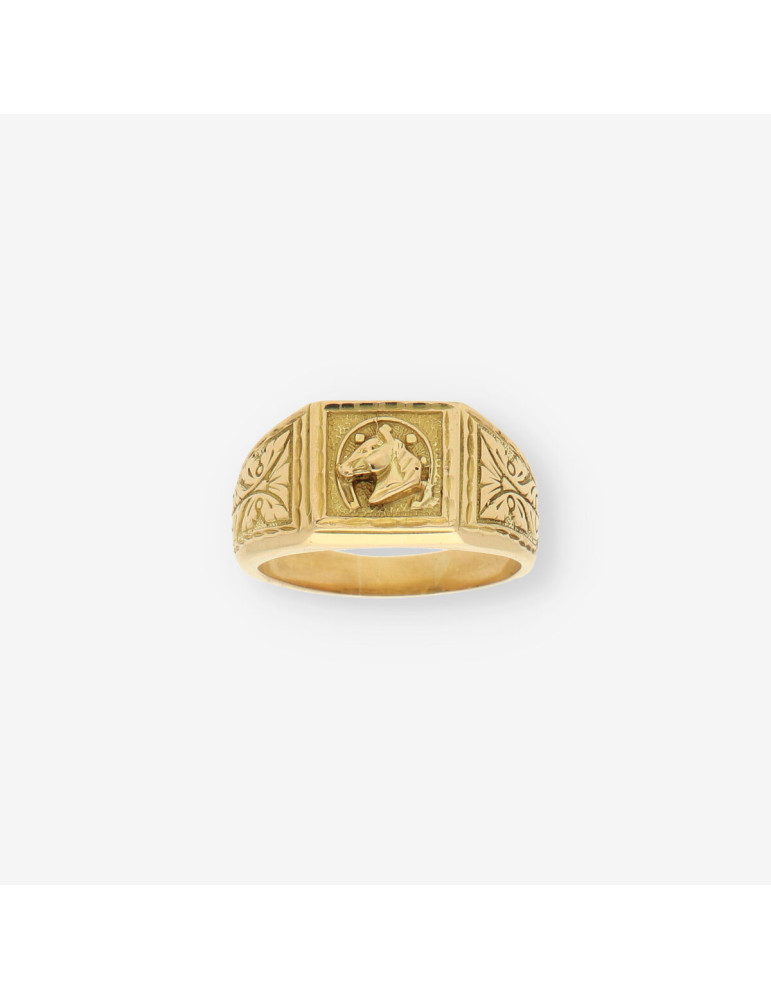 Anillo caballo oro