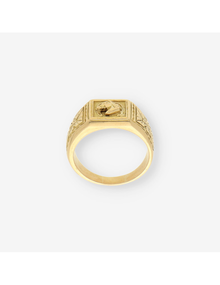 Anillo caballo oro