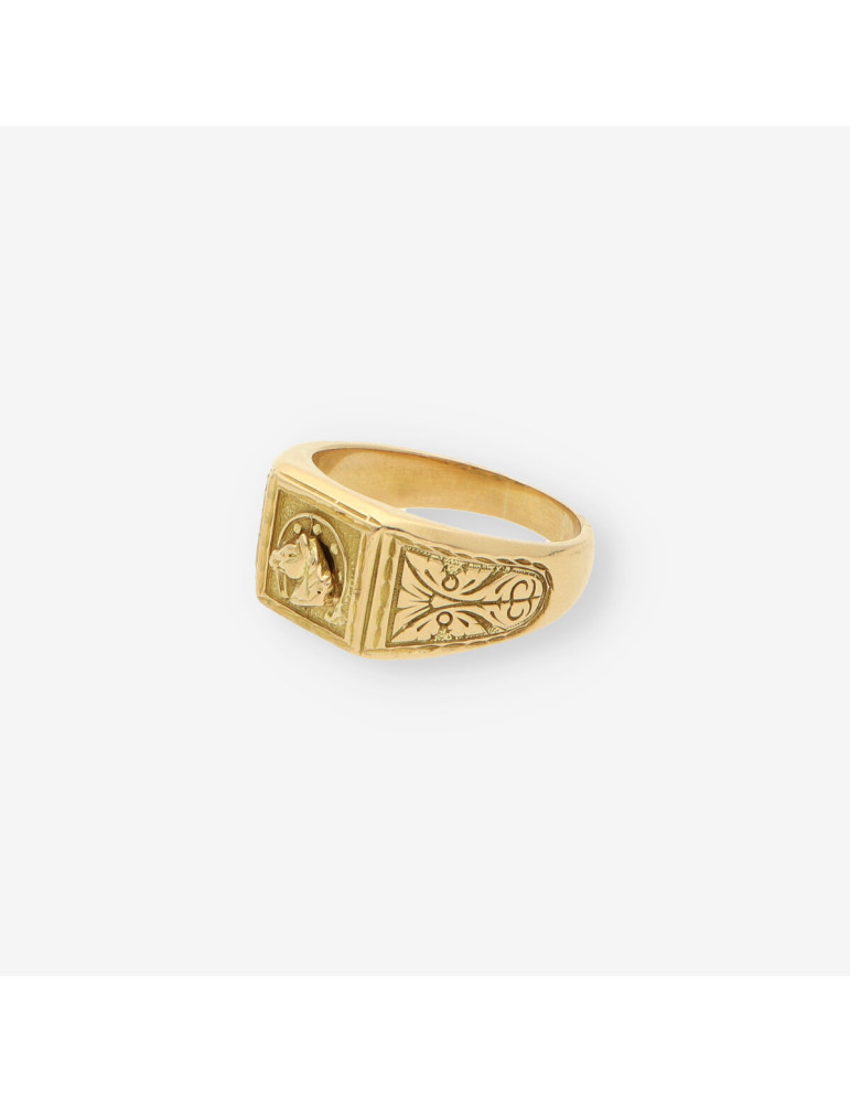 Anillo caballo oro