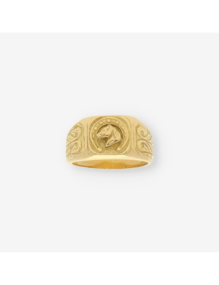 Anillo caballlo oro