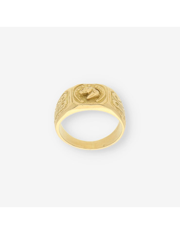 Anillo caballlo oro