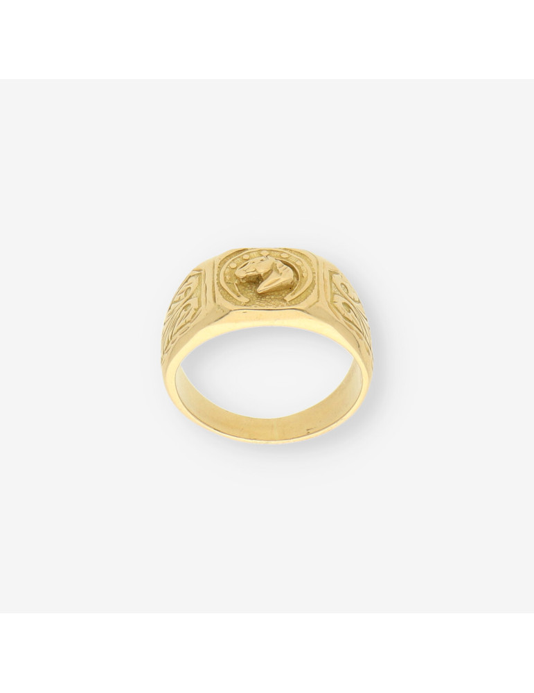 Anillo caballlo oro