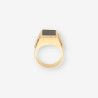 Anillo sello oro y Onix