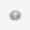 Anillo oro blanco y diamantes con certificado
