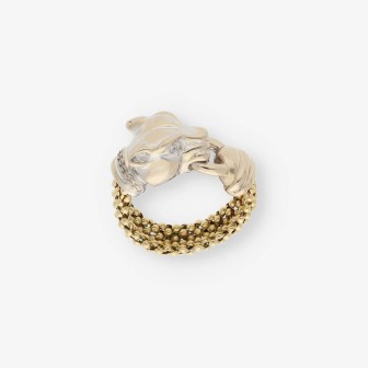 Anillo pantera en oro 18kt