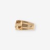 Anillo sello con el escudo del Barcelona en oro 18kt